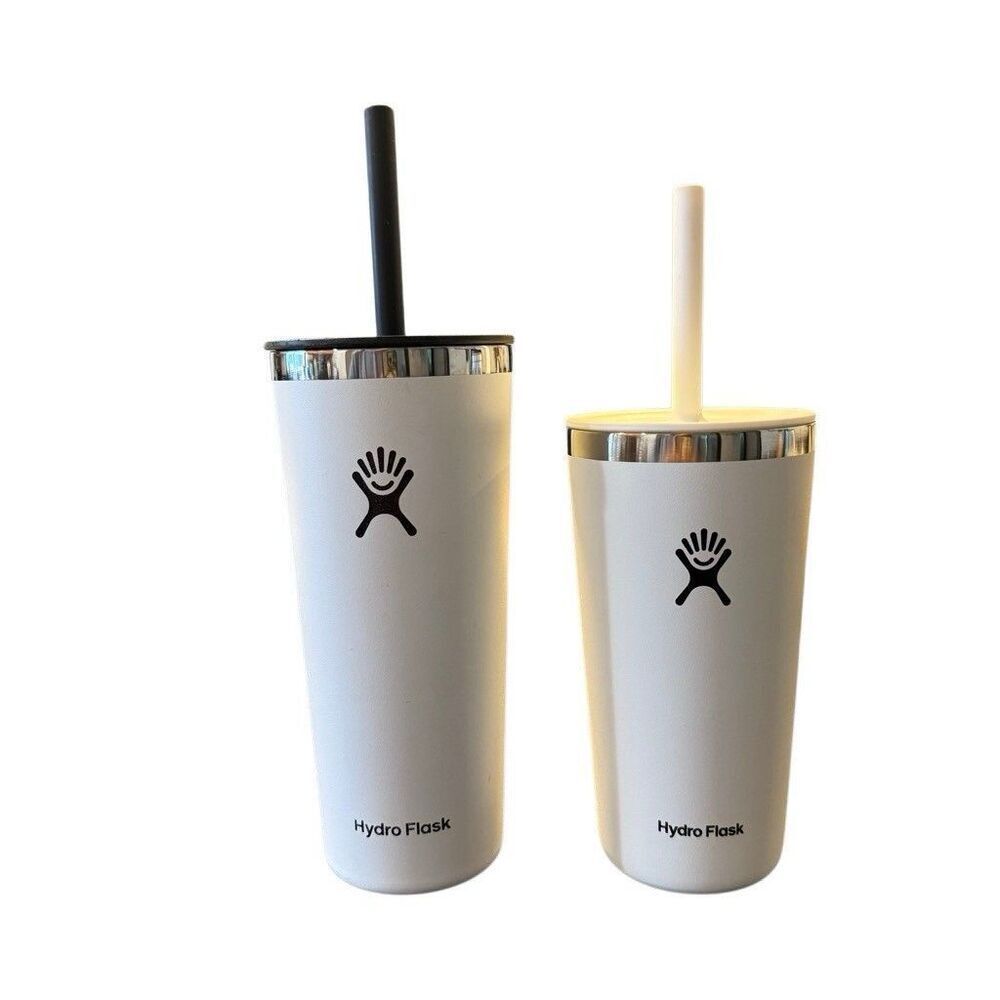 Hydro Flask All Around Tumbler With Lid Stainless Steel 22 & 20 oz 2 Travel Cup